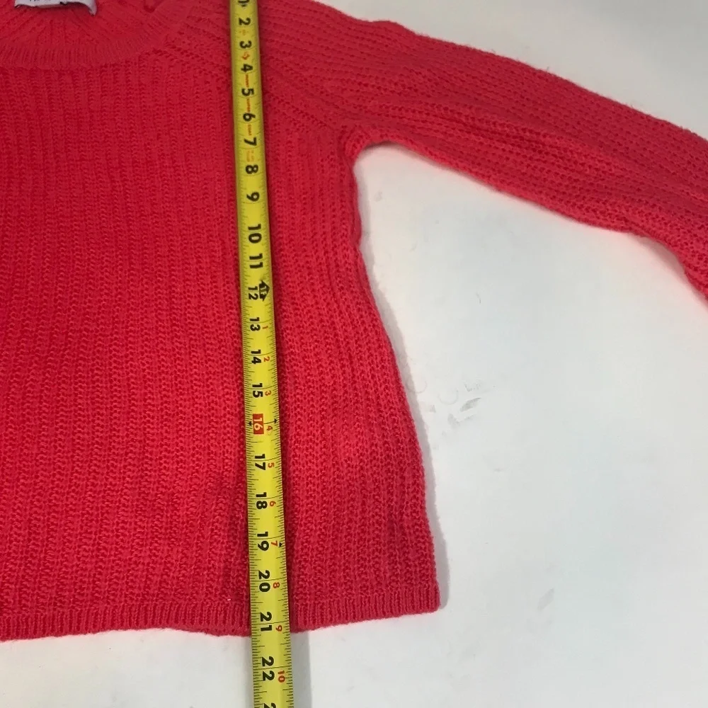 Project Naadam Open Knit Tied Bell Sleeve sweater
